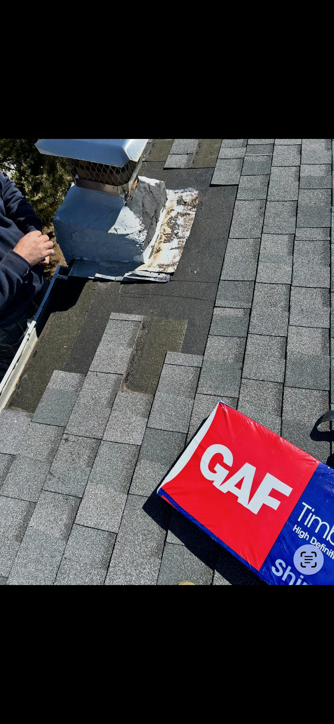 Chimney shingle repair, Brigantine, NJ